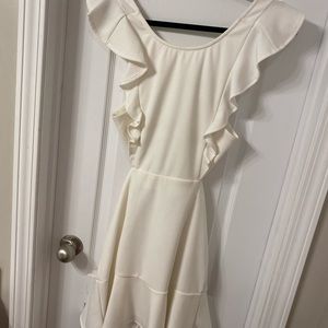 white formal dress